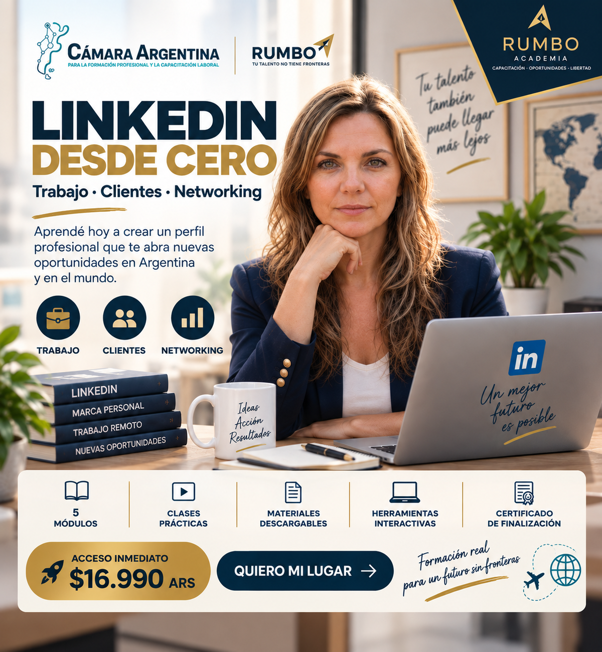 LINKEDIN DESDE CERO | Trabajo, Clientes & Networking